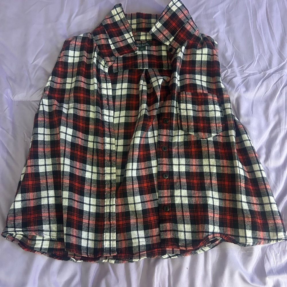 Plaid vest. Size XL